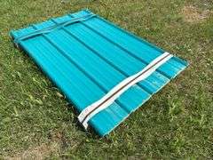 Lift of Millends Metal Siding/Roofing Approx. 6'-15' Long x 3' Wide (Approx. 25 Sheets Deepwater Green Color), *Unreserved*