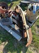 1 - Crate of 1941-46 Chevy Pickup Front End Parts, Light Cowells, Hood Latch, Turn Signal Covers, 1 - Box of 1937-39 Chevrolet Sedan Interior Parts, 50's Chevy 1 Ton Truck Grill*Unreserved*