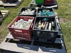 4 Crates of Glass & Ceramic Insulators, approx 120, *Unreserved*