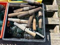 4 Crates of Glass Insulators, approx 150, *Unreserved*