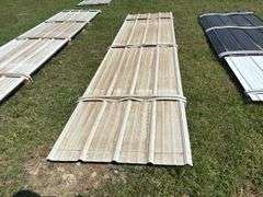 Lift of Millends Metal Siding/Roofing Approx. 11'7''-13'' Long x 3' Wide (Approx. 7 Sheets Bone White Color), *Unreserved*