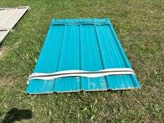 Lift of Millends Metal Siding/Roofing Approx. 6'-15' Long x 3' Wide (Approx. 25 Sheets Deepwater Green Color), *Unreserved*