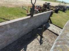 Horse Drawn Wagon w/ pole, eveners, neck yoke, trailer has turntable, front axle & brakes on rear, *Unreserved*