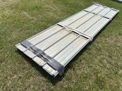 Lift of Millends Metal Siding/Roofing Approx. 8'-12' Long x 3' Wide (Approx. 35 Sheets Mixed Color), *Unreserved*