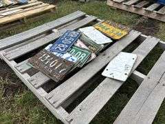 Approx 20 Vintage License Plates, 1960' & 70', *Unreserved*
