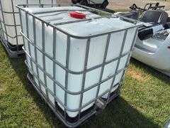 1000L Tote (not food grade) in metal cage w/ lid & valve, approx 4'x4'x3', *Unreserved*