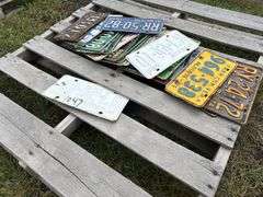 Approx 20 Vintage License Plates, 1960' & 70', *Unreserved*