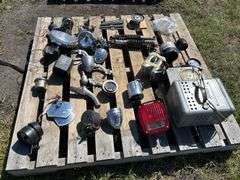 Vintage Vehicle parts, headlights, suspension, odometer/speedometer, approx 25, *Unreserved*