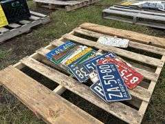 Approx 20 Vintage License Plates, 1960' & 70', *Unreserved*