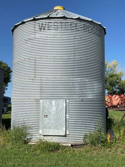 Westeel Rosco Galvanized Steel Grain Bin,  OFF SITE *Unreserved*