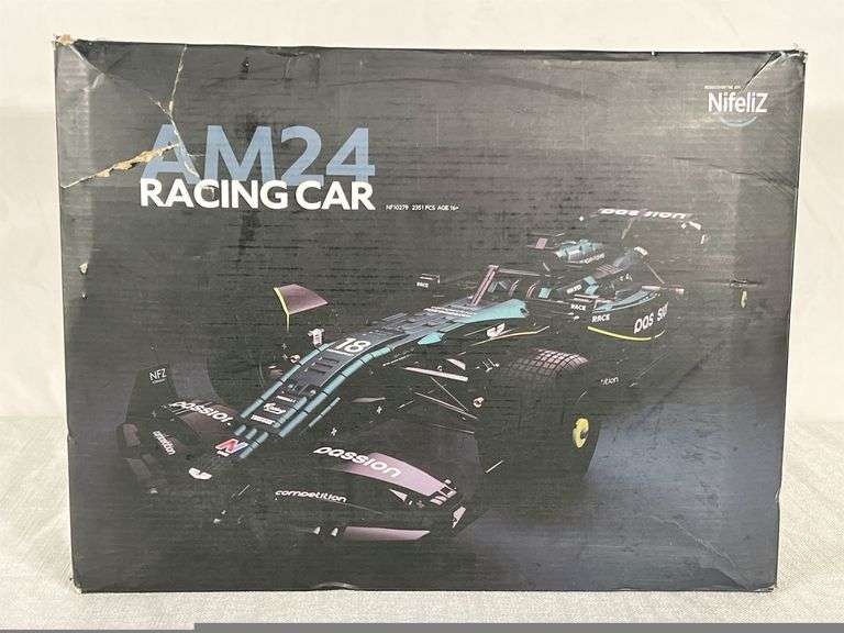 NIFELIZ AM24 FORMULA 1 RACING CAR BUILDING SET, 1:8 SCALE COLLECTIBLE ...