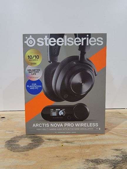 STEELSERIES - ARCTIS NOVA PRO WIRELESS MULTI GAMING HEADSET FOR PC, PS5, PS4, SWITCH - BLACK
