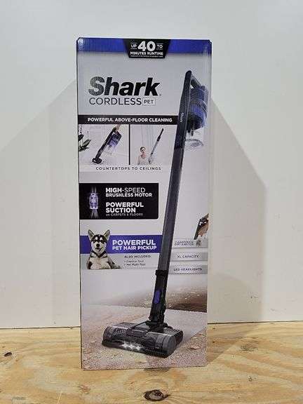 SHARK PET CORDLESS STICK VACUUM | HYPERVELOCITY SUCTION, XL DUST CUP, LED HEADLIGHTS | REMOVABLE HAN