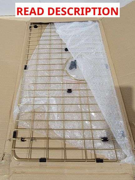 KITCHEN SINK GRID, KITCHEN SINK PROTECTORS, STAINLESS STEEL SINK GRIDS FOR BOTTOM, 26" X 14" WITH RE