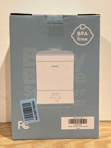PAPABLIC BABY BOTTLE STERILIZER AND DRYER PRO, 10 BOTTLES LARGE CAPACITY | ESTERILIZADOR DE BIBERONE
