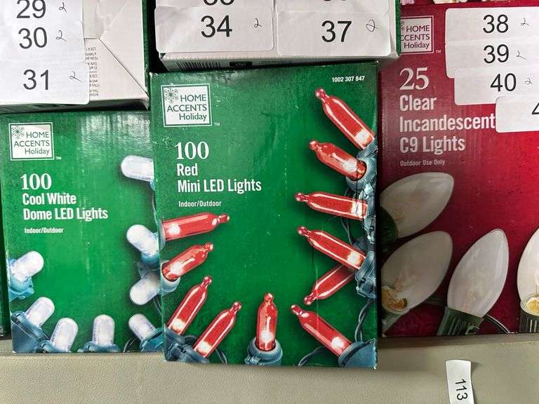 Christmas lights retail varies from $10-$50