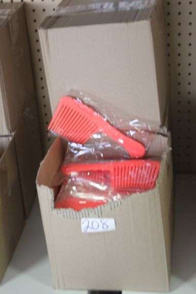 NEO CURLY ORANGE DEEP ROOTED JUMBO RAKE COMB ALL BRAND NEW RETAIL $15 EA SOLD PER 56 PK