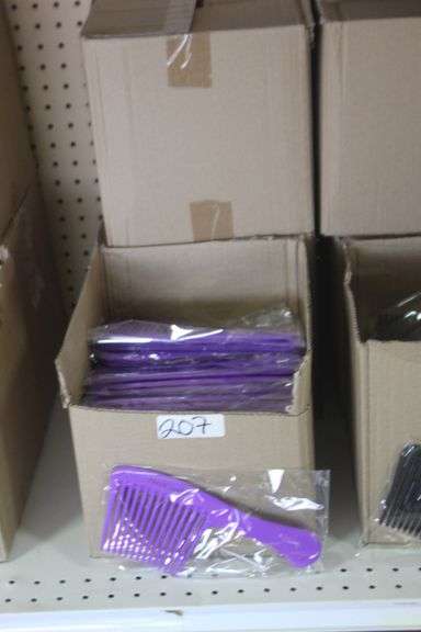 NEO CURLY PURPLE DEEP ROOTED JUMBO RAKE COMB ALL BRAND NEW RETAIL $15 EA SOLD PER 56 PK