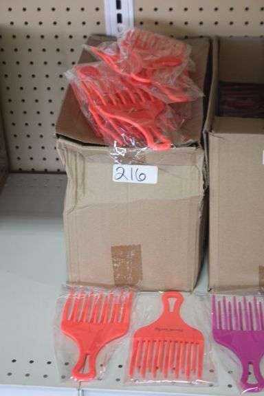 NEO CURLY ORANGE FRONORMOUS AFRO HAIR PICK BRAND NEW IN PACK RETAIL $15 EA SOLD PER 56 PACK