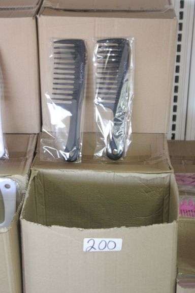 NEO CURLY BLACK WIDE TOOTH DETANGLE & STYLE COMB BRAND NEW IN PACK RETAIL $14  EA. SOLD PER 56 PACK