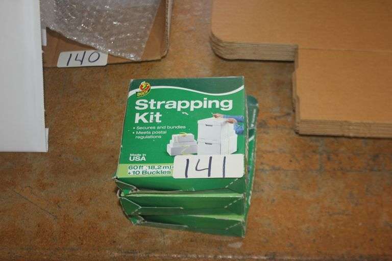 DUCK STRAPPING KIT 60' OF STRAPPING WITH 10 BUCKLES
