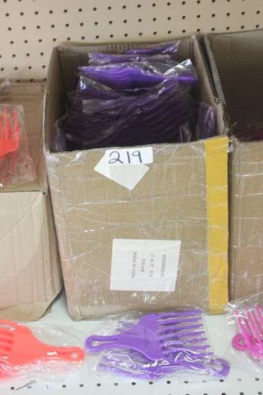 NEO CURLY PURPLE FRONORMOUS AFRO HAIR PICK BRAND NEW IN PACK RETAIL $15 EA SOLD PER 56 PACK