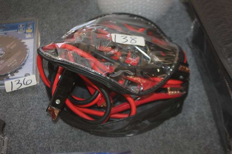 DURALAST BOOSTER CABLES WITH DIGITAL BATTERY TESTER, IN TRAVEL CASE