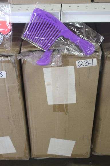 NEO CURLY PURPLE DEEP ROOTED JUMBO RAKE COMB ALL BRAND NEW RETAIL $15 EA SOLD PER 56 PK