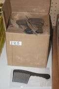 NEO CURLY BLACK DEEP ROOTED JUMBO RAKE COMB ALL BRAND NEW RETAIL $15 EA ABOUT 56 IN PACK