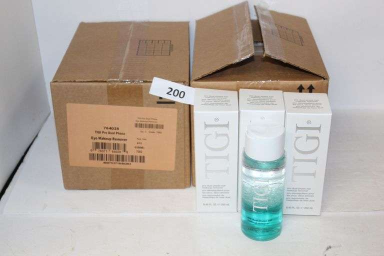TIGI COSMETICS 764028 PRO DUAL PASE EYE MAKEUP REMOVER 8.45FL OZ