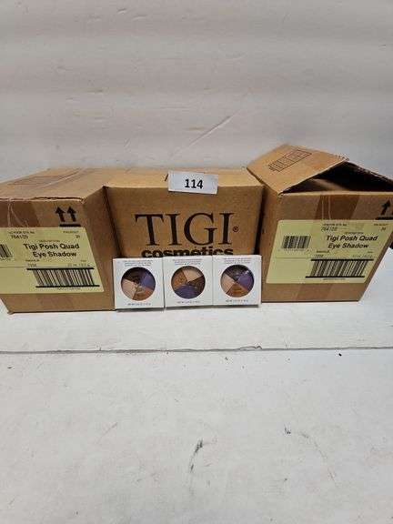 TIGI COSMETICS 764159 HIGH DENSITY QUAD EYESHADOW POSH COLORS .32OZ