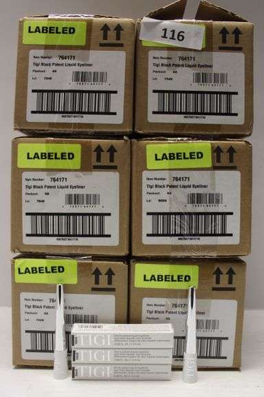 TIGI COSMETICS 764171 BLACK PATENT LIQUID EYE LINER .08FL OZ