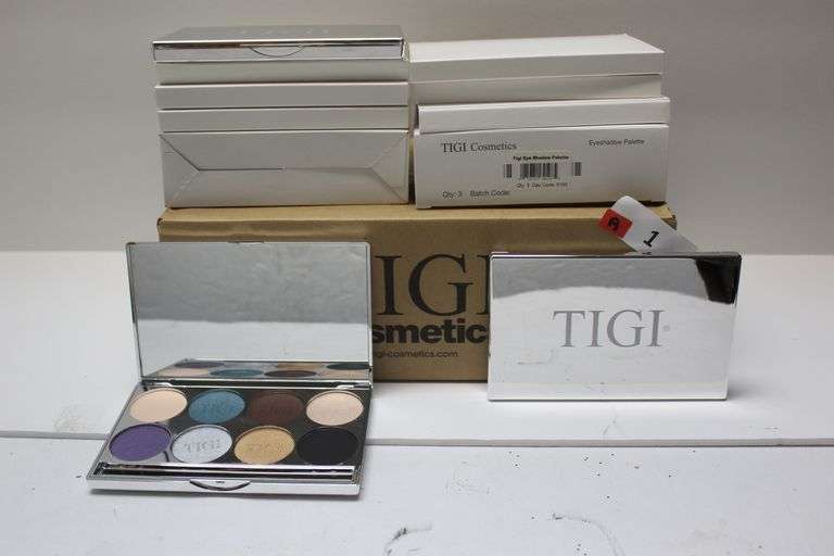 TIGI COSMETICS 764198 HIGH DENSITY+C30 EYESHADOW PALETTE MIDNIGHT BLACK .92OZ