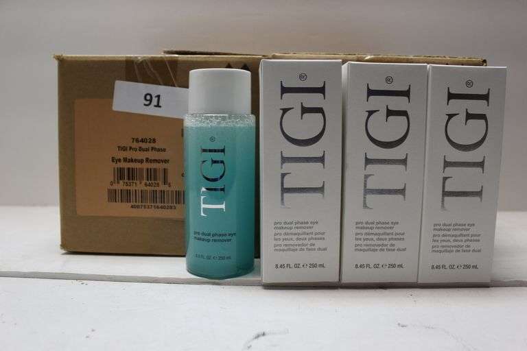 TIGI COSMETICS 764028 PRO DUAL PHASE EYE MAKEUP REMOVER 8.45FL OZ