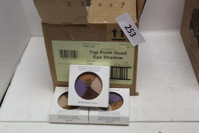 TIGI COSMETICS 764159 HIGH DENSITY QUAD EYESHADOW POSH COLORS .32OZ