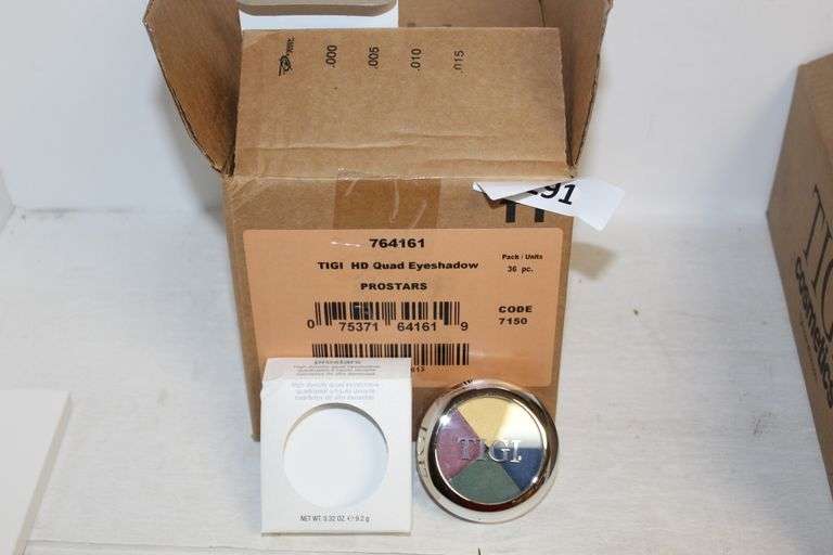 TIGI COSMETICS 764161 HIGH DENSITY QUAD EYESHADOW PROSTARS COLORS .32OZ