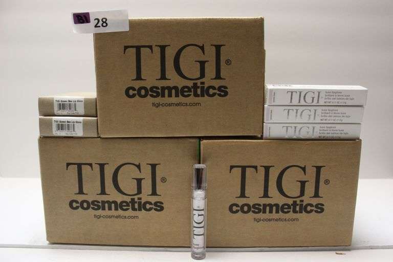 TIGI COSMETICS 764086 LUXE LIP GLOSS IN QUEEN BEE / HOLOGRAPHIC COLOR .11OZ