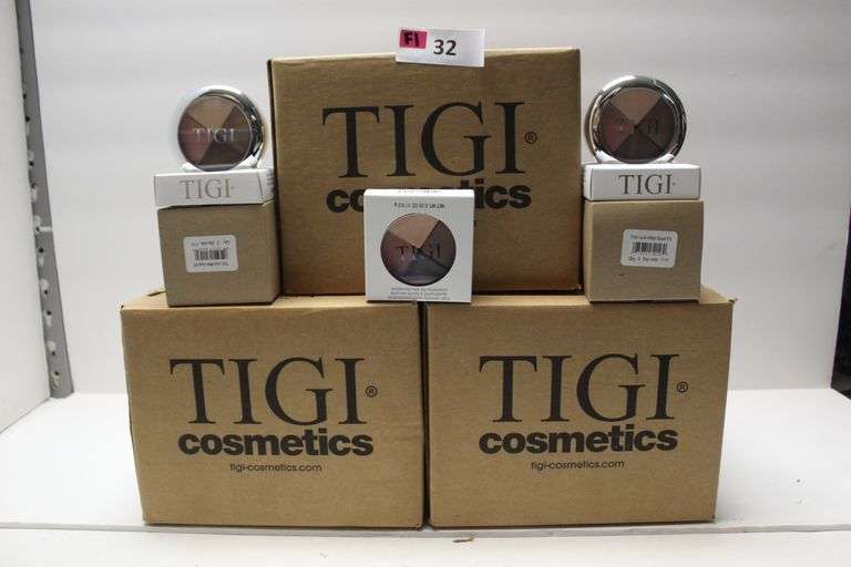 TIGI COSMETICS 764158 HIGH DENSITY QUAD EYESHADOW LOVE AFFAIR COLORS .32OZ