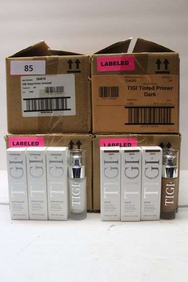 TIGI COSMETICS TINTED PRIMER .95FL OZ IN COLORS DARK 764009 & UNIVERSAL 764010
