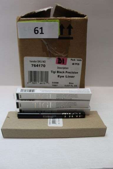 TIGI COSMETICS 764170 BLACK PRECISION EYE LINER .037FL OZ