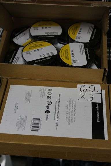 AMAZON COMMERCIAL VINYL ELECTRICAL TAPE, BLACK, 10-PACK, 3/4" x 60' x 0.007"    B08B4CTZQK