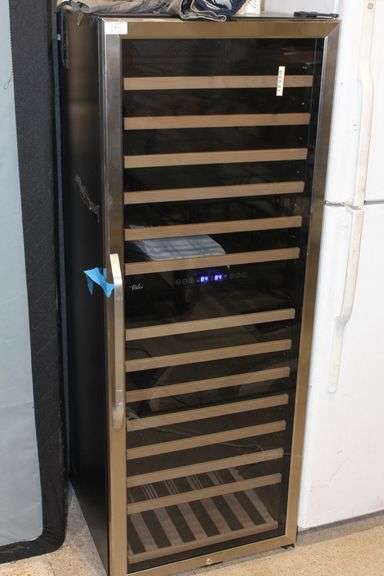 VELIVI 24" PROFESSIONAL LARGE CAPACITY HIGH WINE COOLER FRIDGE, MODEL KMHJ408D, DUAL ZONE, 13.5CuFt. POWERFUL COMPRESSOR, QUIET OPPERATION, ELEGANT DESIGN, WITH KEYS & MANUAL INCLUDED