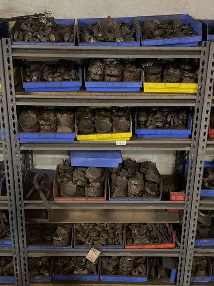 SOLID IRON CUSTOM MADE FENCING DÉCOR / HARDWARE / ACCESSORIES WITH MULTIPLE PCS PER BIN **bins & shelves not included** SOLD PER BIN LOT