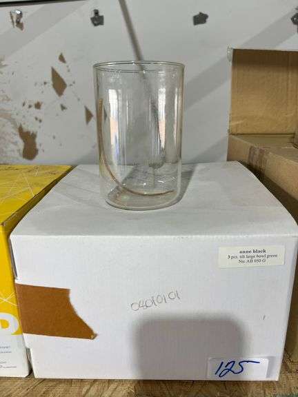 VARIOUS GLASS PIECES FOR CANDLE MAKING