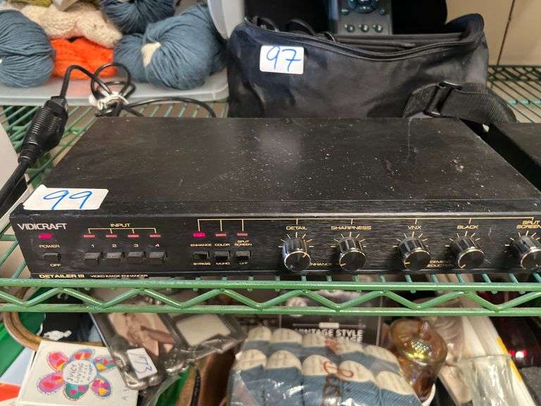 VIDICRAFT DETAILER III VIDEO IMAGE ENHANCER WITH POWER CABLE