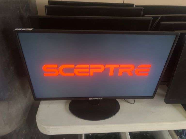 SCEPTRE F24 24" MONITORS MOST APPEAR FOR REPAIR POWER CABLES INCLUDED
