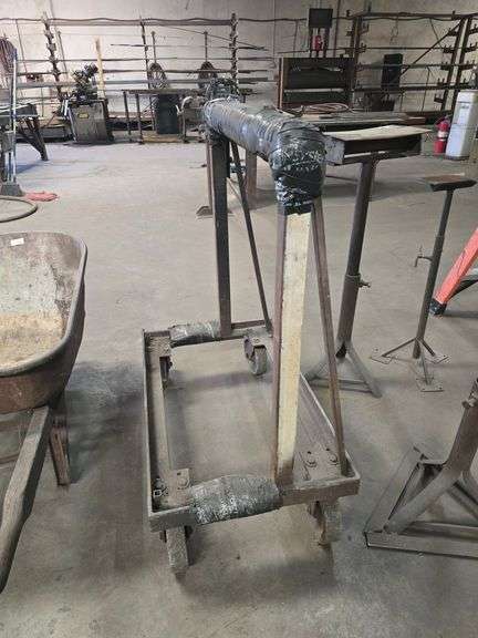 MATERIAL HAULING ROLLING STAND APROX 2'x37"x46"