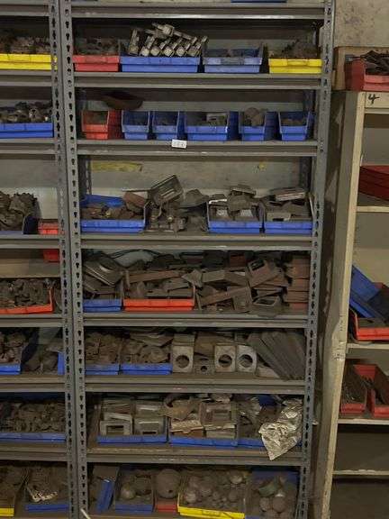 SOLID IRON CUSTOM MADE FENCING DÉCOR / HARDWARE / ACCESSORIES WITH MULTIPLE PCS PER BIN **bins & shelves not included** SOLD PER BIN LOT