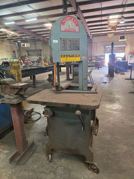ROLL-IN SAW EF1459 HEAVY DUTY METAL SAW ON ROLLING STAND