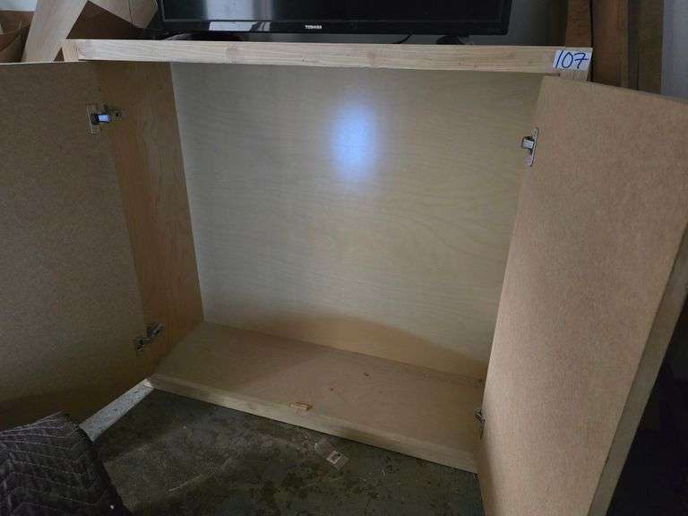 WOODEN CABINET PROJECT APROX 41"x13"x3'
